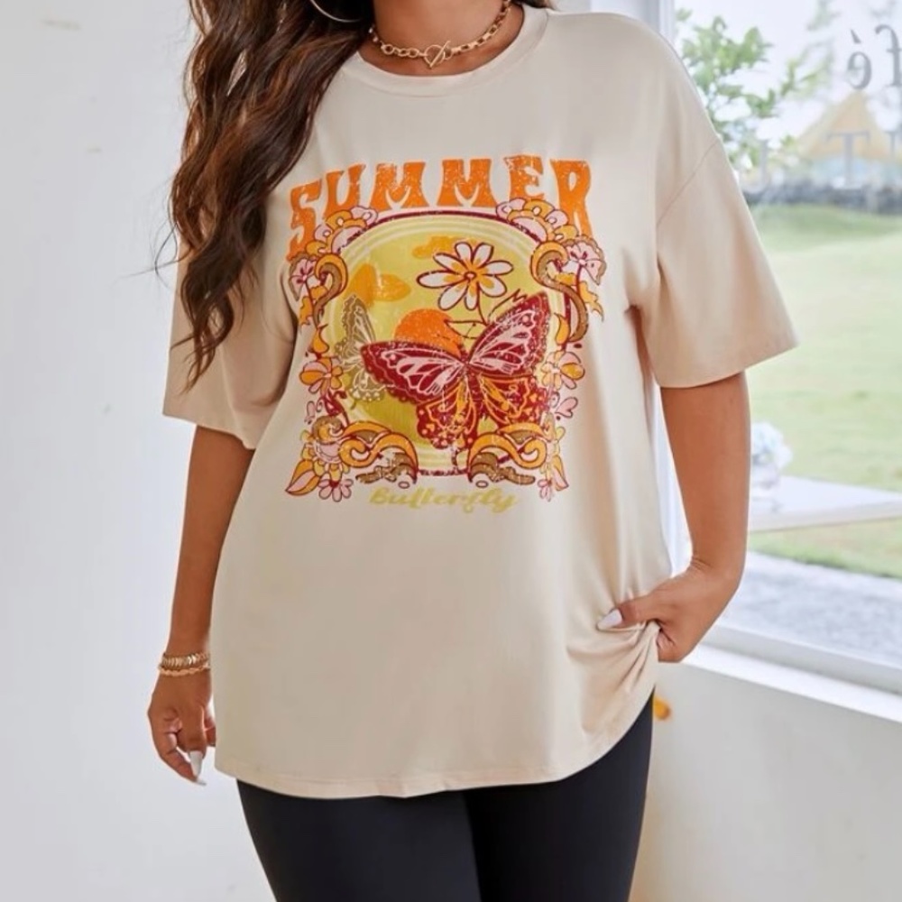 Plus graphic Tee
